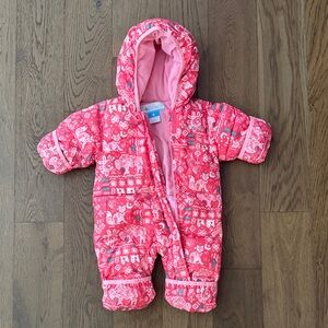 Columbia snow suit winter bunting 0-3